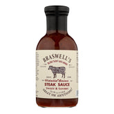 Braswell's front bottle view showing label and serving suggestion benefit: clear identification