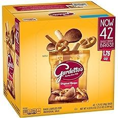 Bretal Store Gardetto's boxed bundle front packaging showing 42 bags, easy storage benefit
