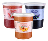 BREXONIC front packaging showing three flavor jars and bright labels for convenience