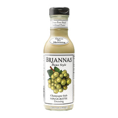 BRIANNAS bottle front view showing label and 12 oz size for pantry convenience