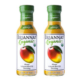 BRIANNAS front packaging two-pack showing vibrant mango dressing benefit of pantry-ready convenience