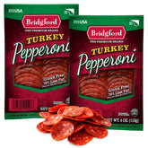 Bridgford front packaging showing two 4 oz packs and convenient portions