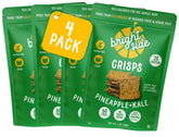Bright Side front packaging showing Pineapple + Kale crisp benefits