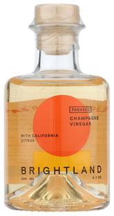 Brightland Citrus Parasol front bottle showing size and design, brightens dishes