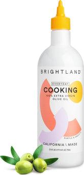 Brightland bottle front packaging showing label and size benefit