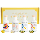 Brightland front packaging showing gift-ready mini olive oil set for thoughtful gifting
