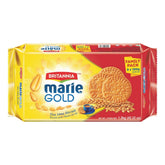 Britannia Marie Gold front package showing net weight and pack design with clear benefit