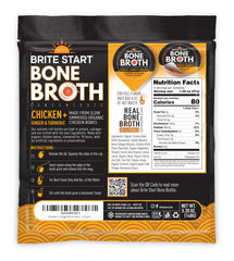 Brite Start concentrate packet being poured into a mug to show easy on-the-go preparation