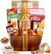 Broadway Basketeers front-packaging ready-to-gift with attractive presentation and convenience