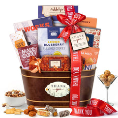 Broadway Basketeers front packaging showing elegant gift-ready presentation and immediate delight
