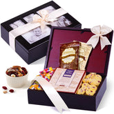 Broadway Basketeers mahogany photo box front showcasing elegant gift presentation