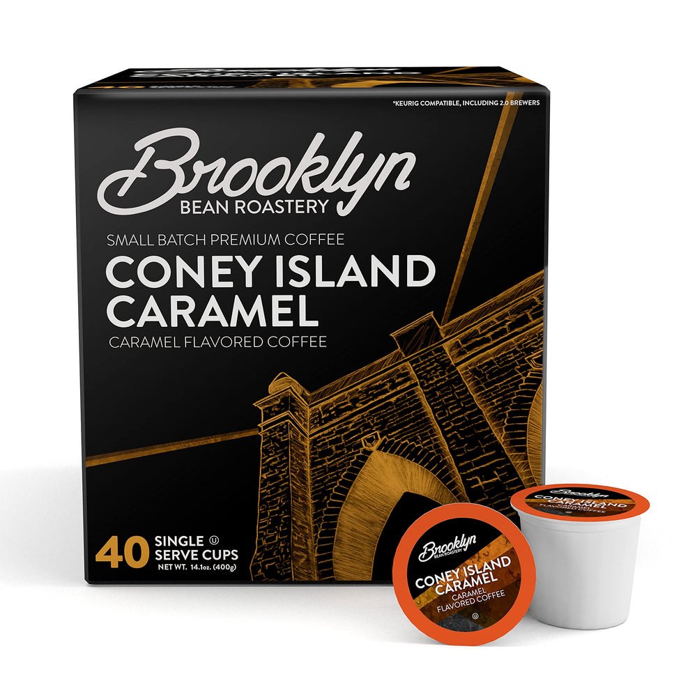 Brooklyn Beans front packaging showing 40-count pods and convenient serving