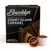 Brooklyn Beans front packaging showing 40-count pods and convenient serving