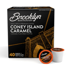 Brooklyn Beans front packaging showing 40-count pods and convenient serving