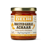 Brooklyn Delhi jar front showing label and 9 ounce jar, vibrant pantry staple benefit