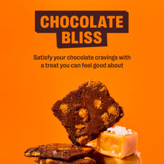 Sea salt flakes on Brownie Brittle showing flavor contrast and enhanced taste