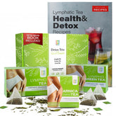 Bruizex front packaging showing three-tea kit and recipe book, clear product benefits