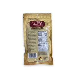 Buc-ee's close-up of jerky slices highlighting tender texture and rich beef flavor