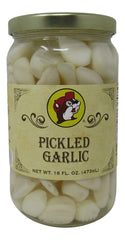 Buc-ee's jar front view showing resealable lid and ready-to-use garlic convenience