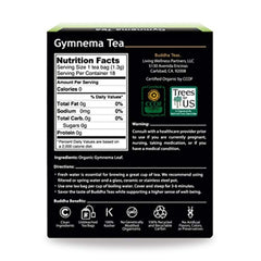 Buddha Teas abaca fiber tea bag close-up highlights plastic-free design