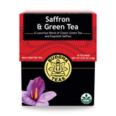 Buddha Teas front packaging showing product identity and natural ingredients benefit clarity