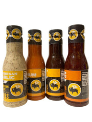 Buffalo Wild Wings bottles lifestyle serving on platter with wings to inspire hosting