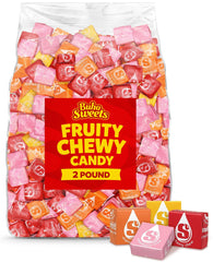 Buha Sweets front packaging showing 2 lb bulk bag and colorful candies for easy serving