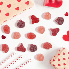 Buha Sweets close-up of gummy texture highlighting soft chew and sour coating benefit