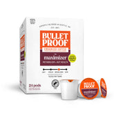 Bulletproof Maximizer front packaging showing 24-count pods and benefits