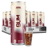 Bum Energy front packaging showing crisp can design and branding for a clean boost