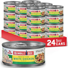 Bumble Bee front can label showing product name and size for easy identification and shelf impact