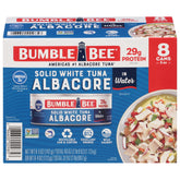 Bumble Bee front packaging showing 5 oz can and pack details, highlighting convenience