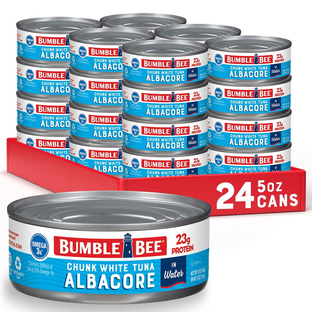 Bumble Bee front packaging showing 5 oz can and brand for easy identification and storage