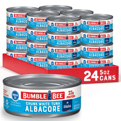 Bumble Bee front packaging showing 5 oz can and brand for easy identification and storage