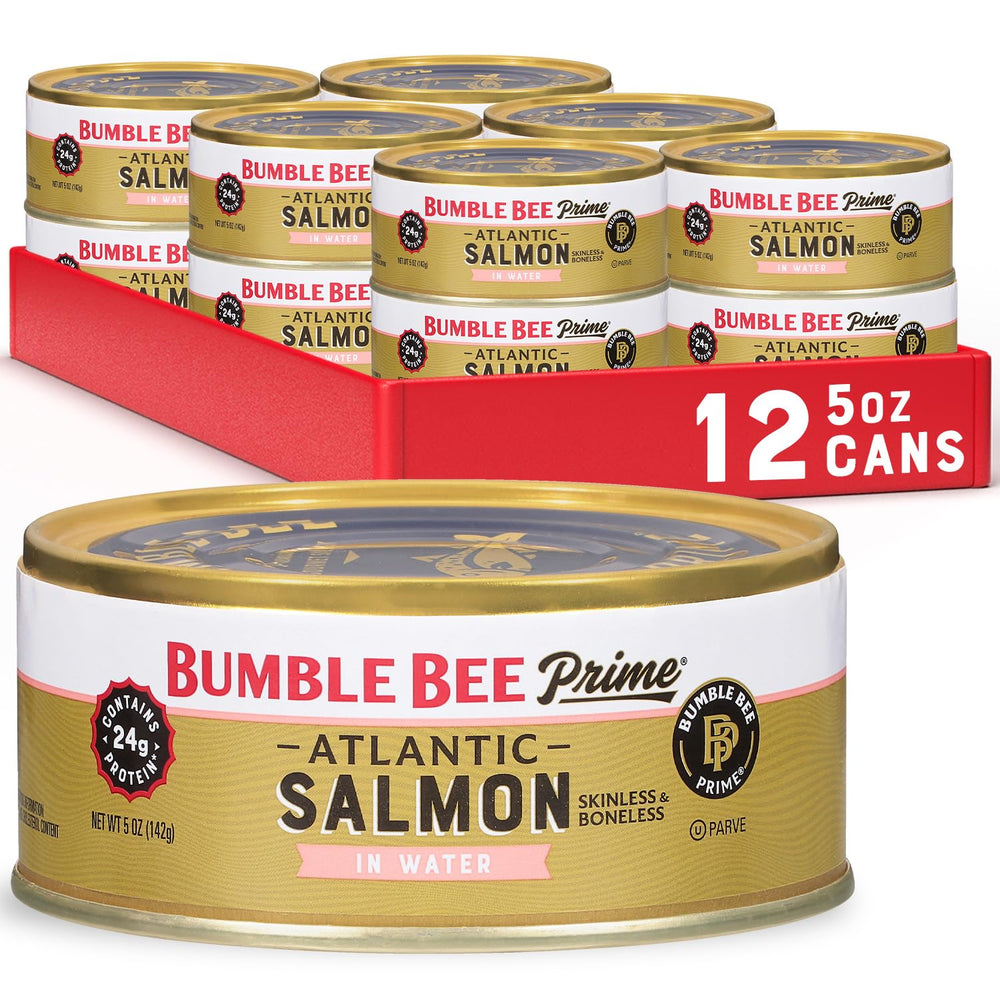 Bumble Bee can front label showing product name and pack size, clear pantry benefit