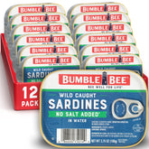 Bumble Bee front packaging showing 12-pack and label for easy stocking