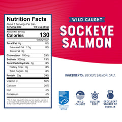 Bumble Bee sockeye skin and bones detail illustrating natural nutrients