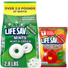 BUNDLENEST front packaging showing wintergreen mints and fruit candy, great bulk option