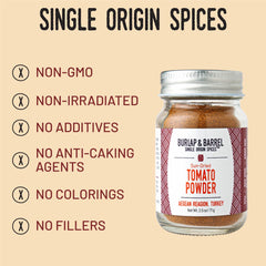 burlap & barrel spoonful of powder measuring concentrated umami boost