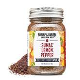 Burlap & Barrel jar front packaging showing label and glass jar benefit freshness