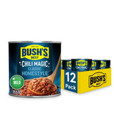 Bush's Best front can showing label and serving suggestion for quick meals