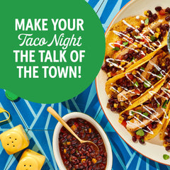 Bush's Best spoonful of seasoned beans over a tortilla for quick meal prep
