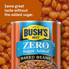 Close-up of Bush's Best beans texture highlighting tender, saucy beans benefit