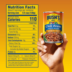 Bush's close-up of pinto bean texture highlighting tender beans