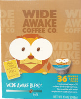 BUTO front packaging showing 36-count wide awake blend and easy grab convenience