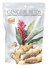 Butterfields closeup of ginger bud texture highlighting handcrafted detail