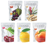 Butterfields front packaging showing five 2.5 oz flavor packs and brand clarity