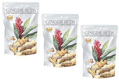Butterfields front packaging showing ginger buds and brand for shelf appeal