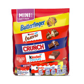 Butterfinger bag front view showing brands and shareable variety