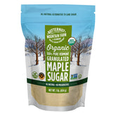 Butternut Mountain Farm front pouch showing label and resealable closure for freshness